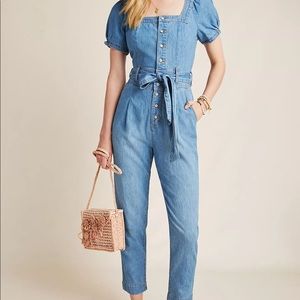 EUC Anthropologie Pilcro Denim Jumpsuit